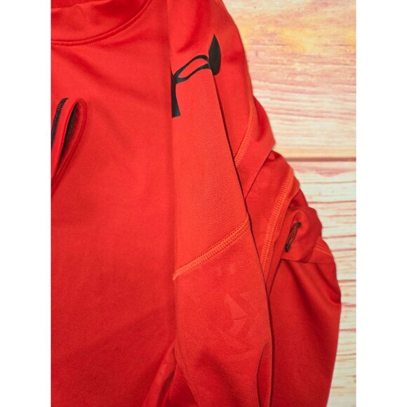 Under Armour ColdGear Red Long Sleeve Compression Shirt XL - Picture 7 of 9